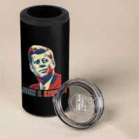John F Kennedy American Flag US President 4 in 1 Can Cooler Tumbler