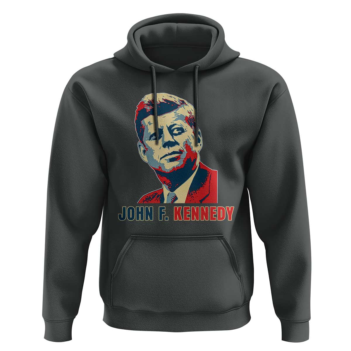 John F Kennedy American Flag US President Hoodie