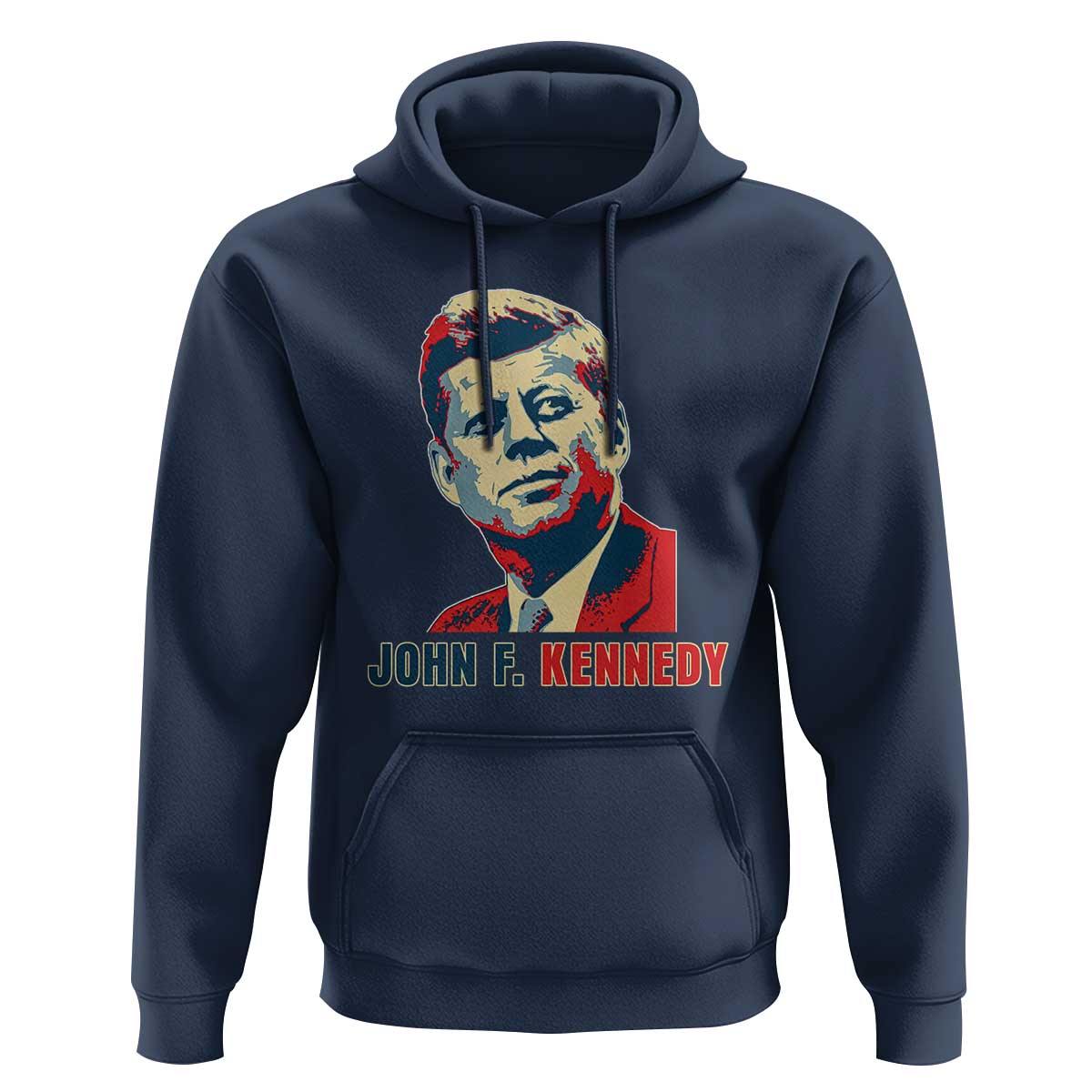 John F Kennedy American Flag US President Hoodie