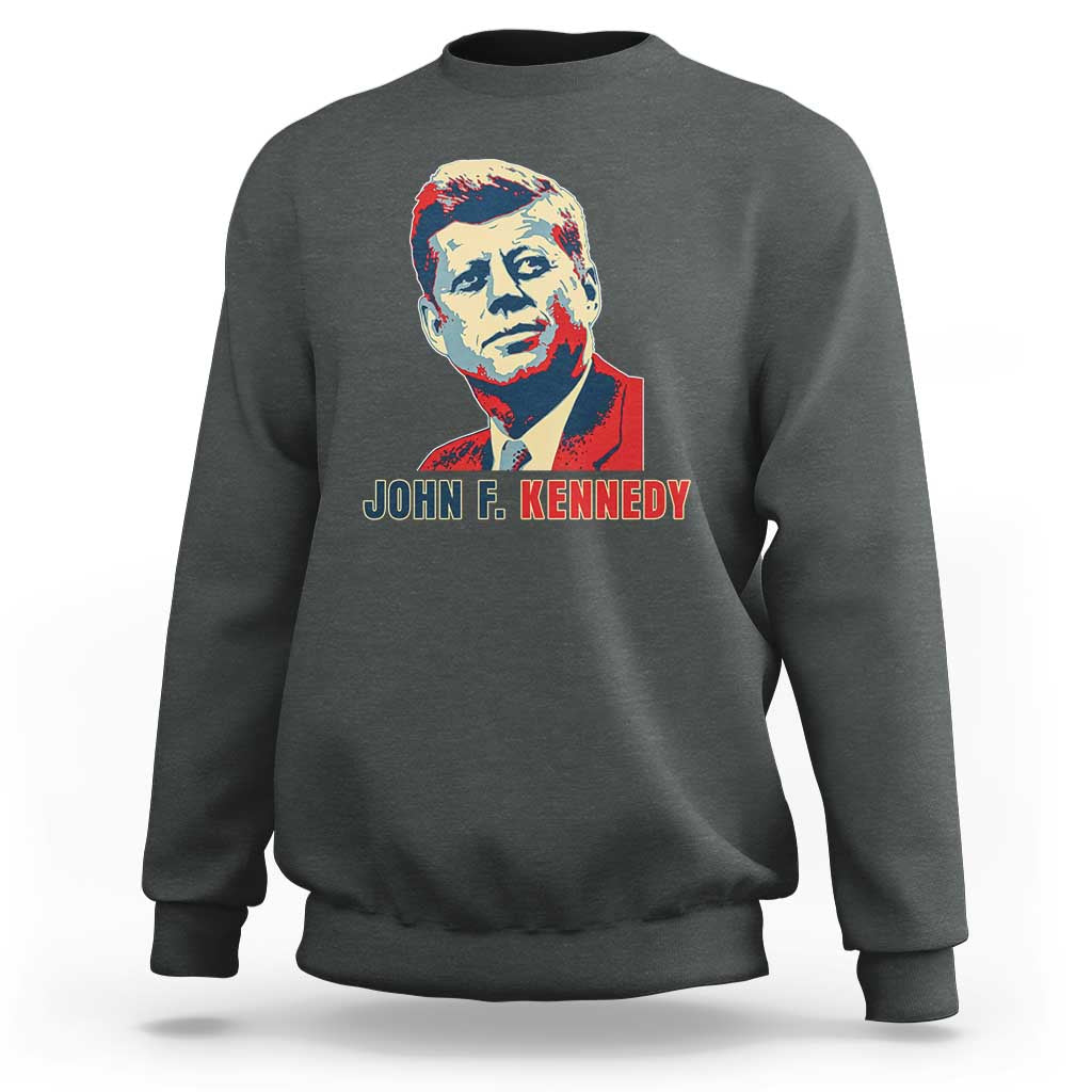 John F Kennedy American Flag US President Sweatshirt