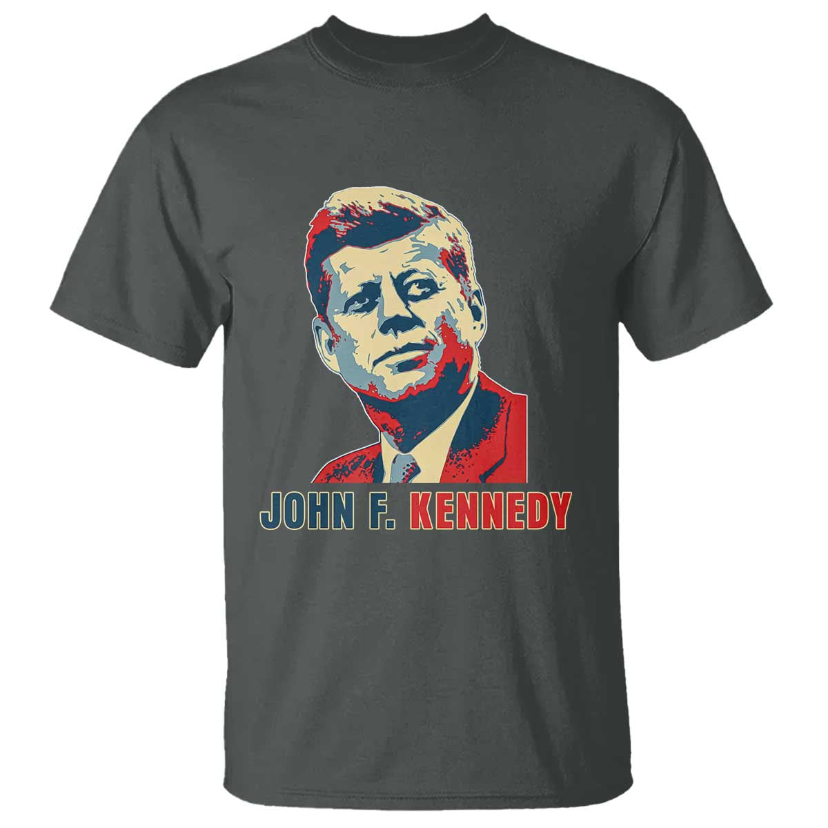John F Kennedy American Flag US President T Shirt