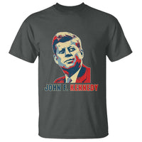 John F Kennedy American Flag US President T Shirt