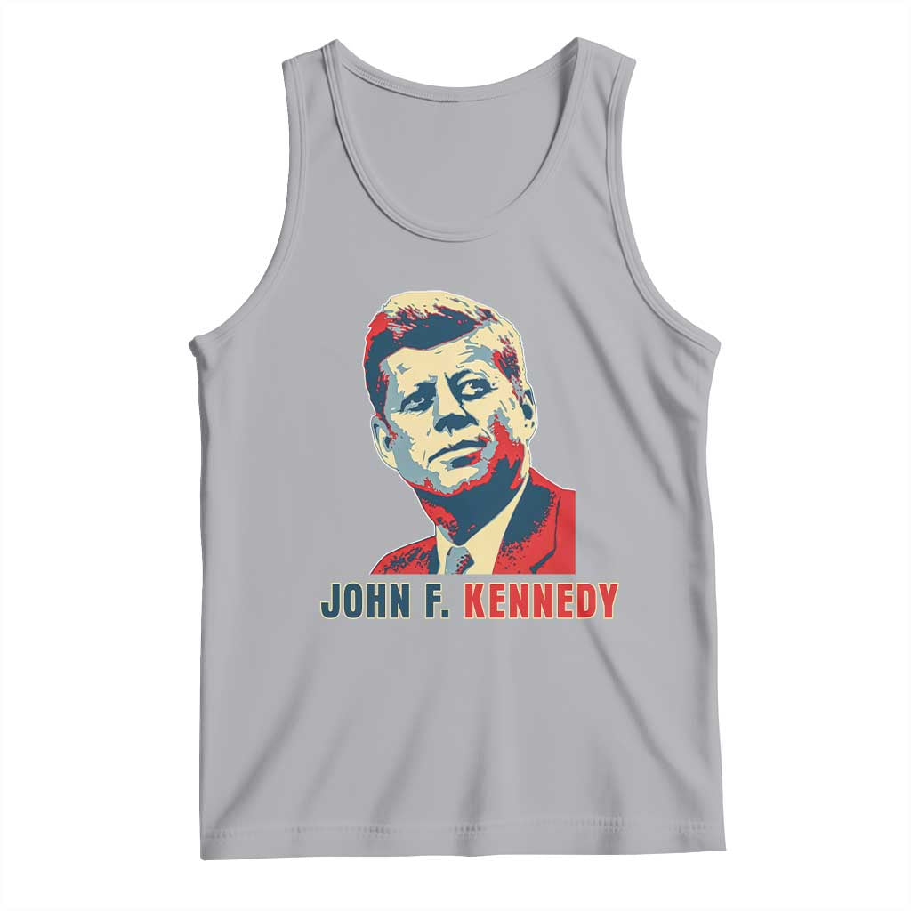 John F Kennedy American Flag US President Tank Top