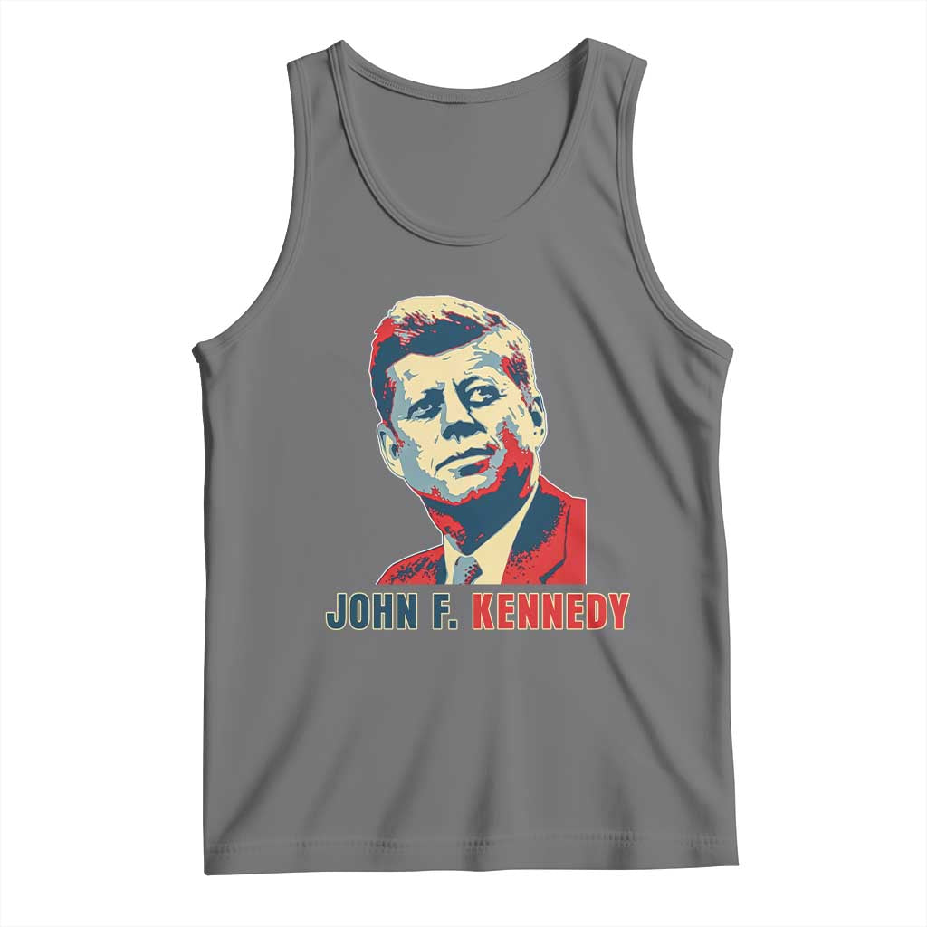 John F Kennedy American Flag US President Tank Top