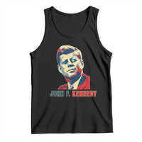 John F Kennedy American Flag US President Tank Top