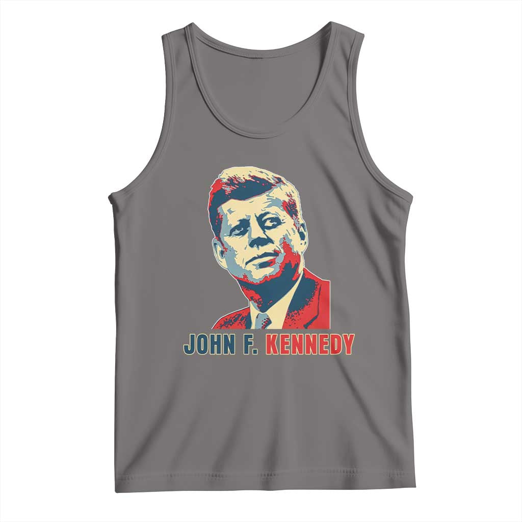 John F Kennedy American Flag US President Tank Top