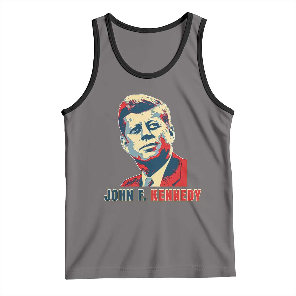 John F Kennedy American Flag US President Tank Top