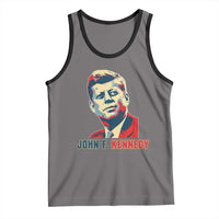 John F Kennedy American Flag US President Tank Top