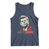 John F Kennedy American Flag US President Tank Top