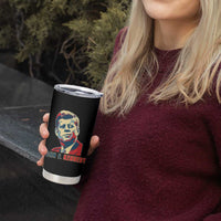 John F Kennedy American Flag US President Tumbler Cup