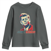John F Kennedy American Flag US President Youth Sweatshirt