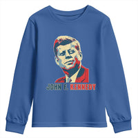 John F Kennedy American Flag US President Youth Sweatshirt