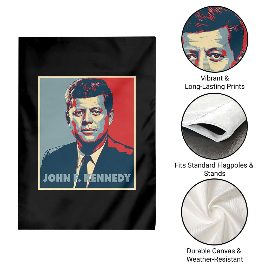 John F Kennedy Garden Flag American President History US Presidential Leader