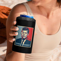 John F Kennedy 4 in 1 Can Cooler Tumbler American President History US Presidential Leader