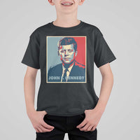 John F Kennedy T Shirt For Kid American President History US Presidential Leader