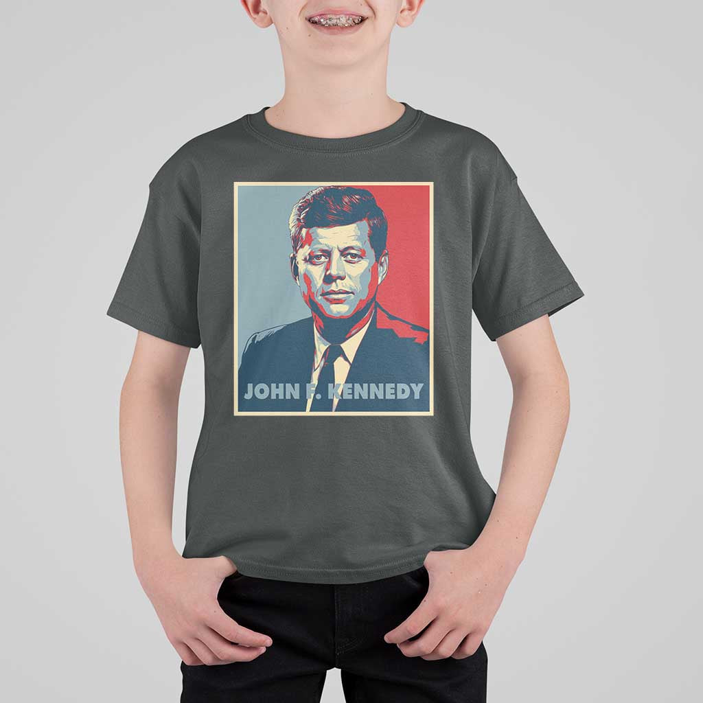 John F Kennedy T Shirt For Kid American President History US Presidential Leader