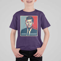 John F Kennedy T Shirt For Kid American President History US Presidential Leader