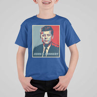 John F Kennedy T Shirt For Kid American President History US Presidential Leader