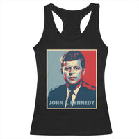 John F Kennedy Racerback Tank Top American President History US Presidential Leader