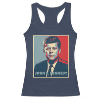 John F Kennedy Racerback Tank Top American President History US Presidential Leader