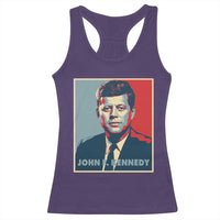John F Kennedy Racerback Tank Top American President History US Presidential Leader
