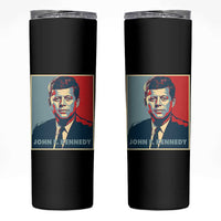 John F Kennedy Skinny Tumbler American President History US Presidential Leader