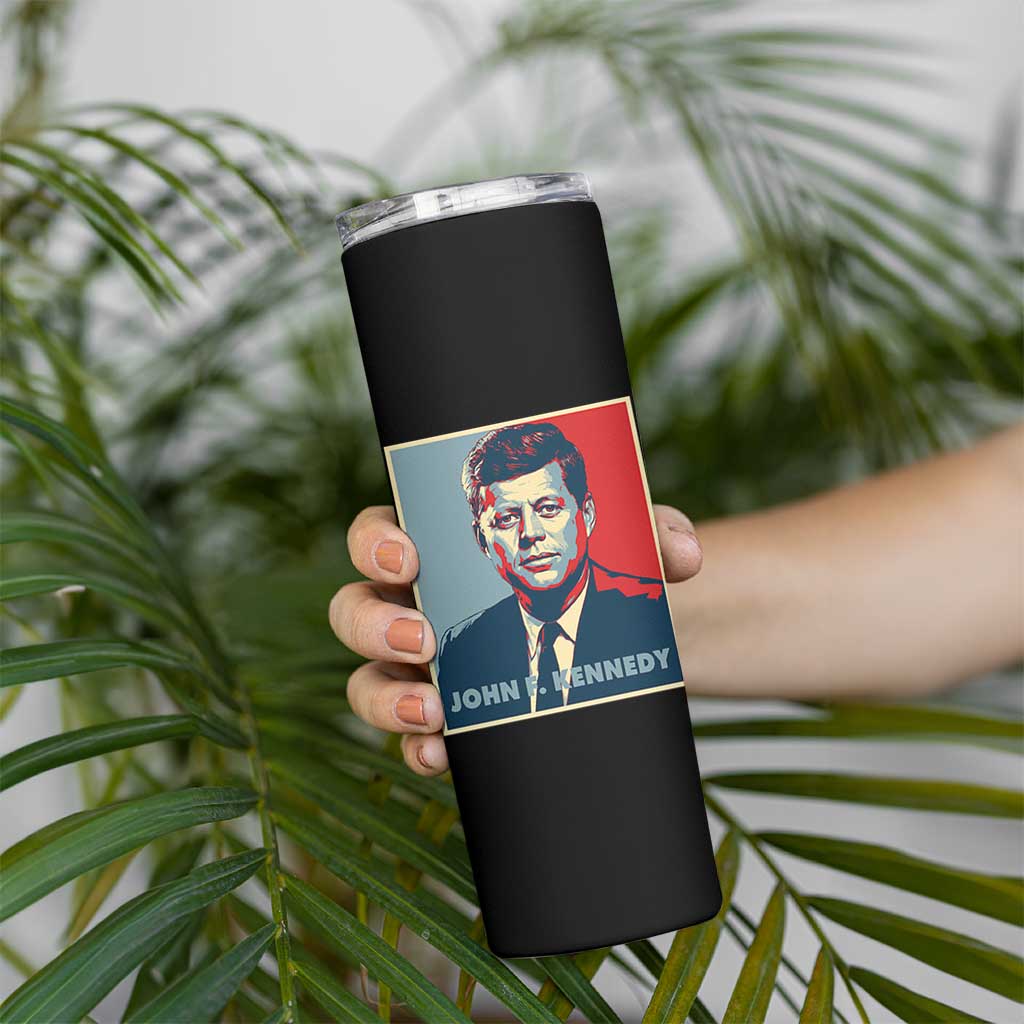 John F Kennedy Skinny Tumbler American President History US Presidential Leader