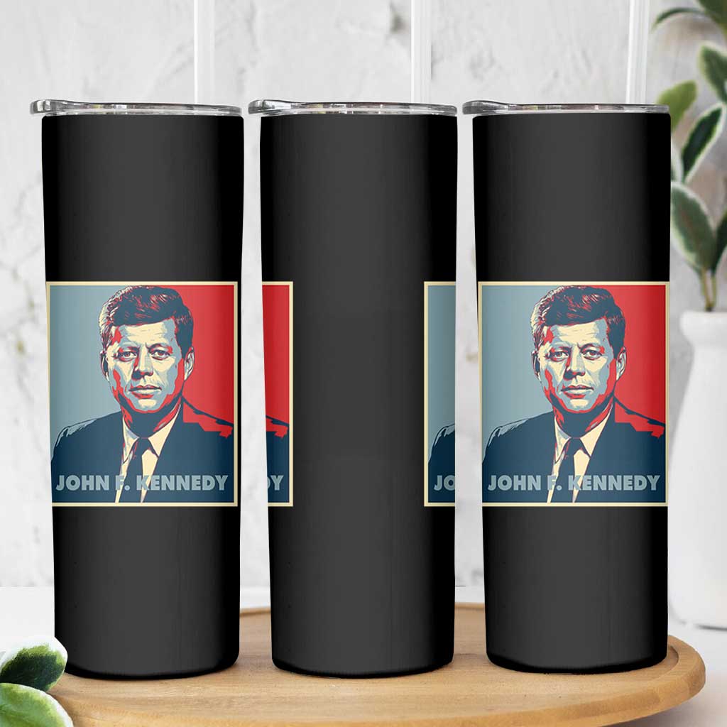 John F Kennedy Skinny Tumbler American President History US Presidential Leader