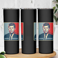John F Kennedy Skinny Tumbler American President History US Presidential Leader