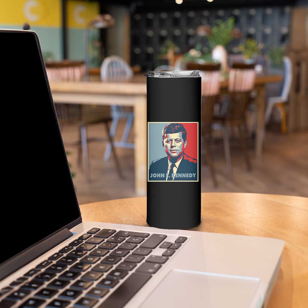 John F Kennedy Skinny Tumbler American President History US Presidential Leader