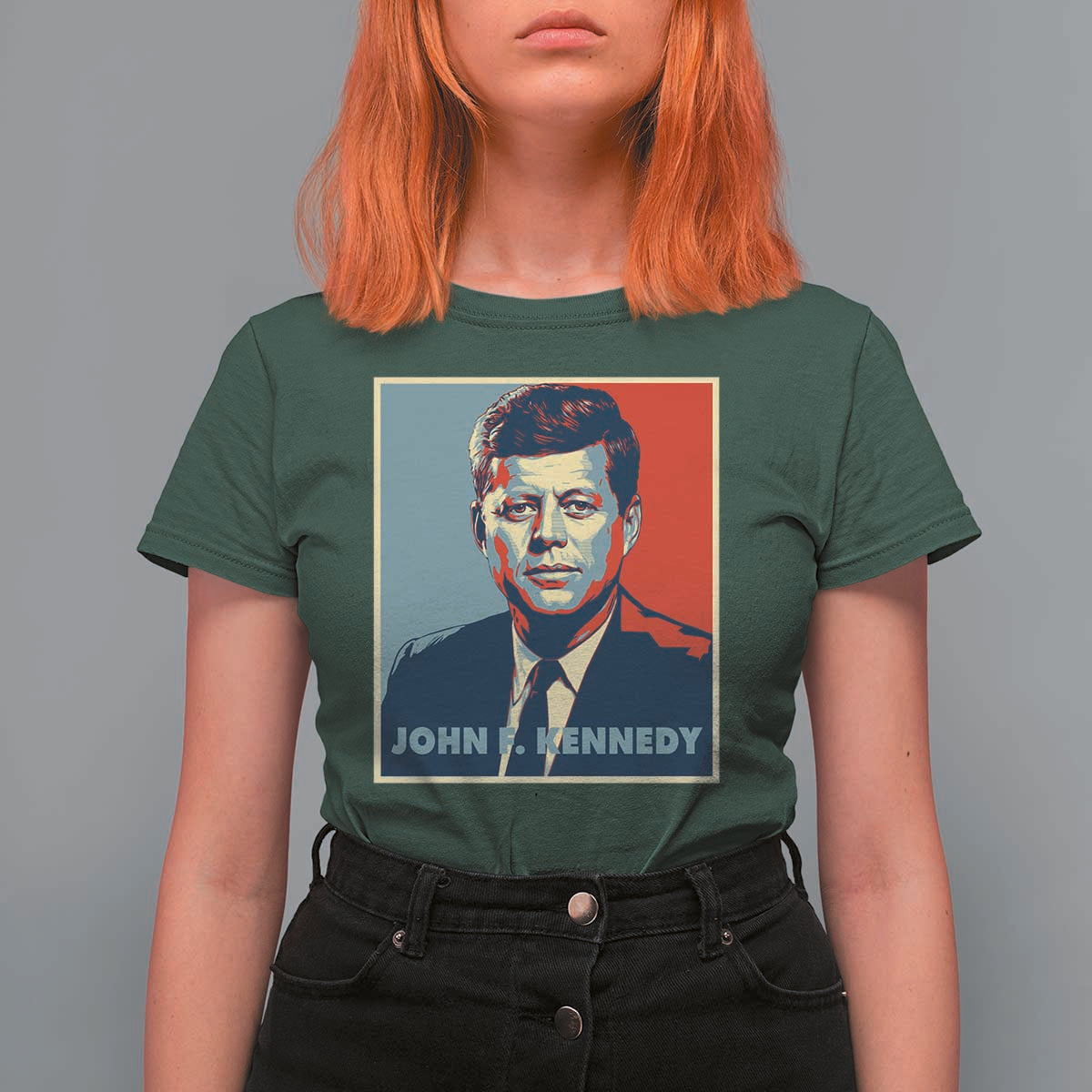 John F Kennedy T Shirt For Women American President History US Presidential Leader