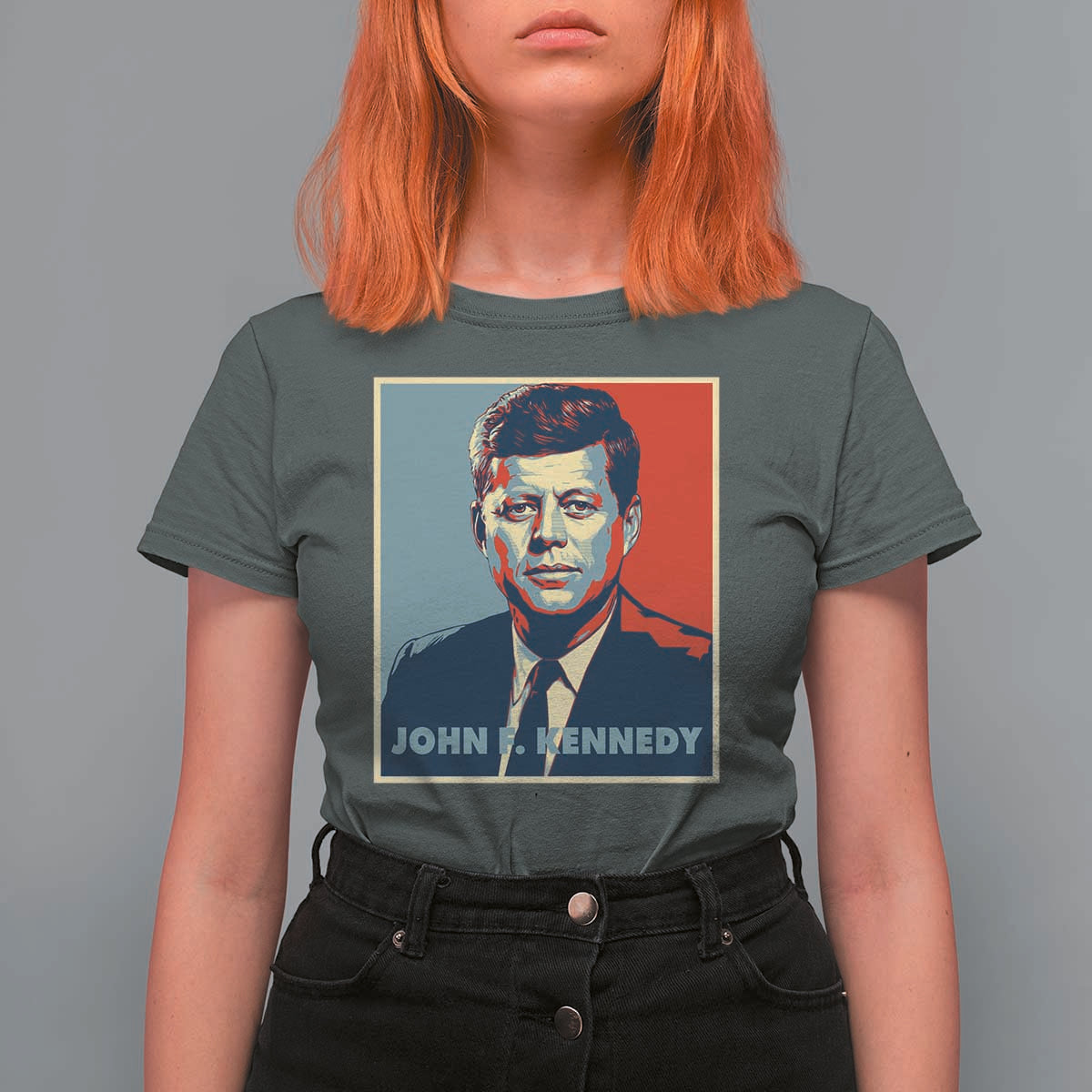 John F Kennedy T Shirt For Women American President History US Presidential Leader