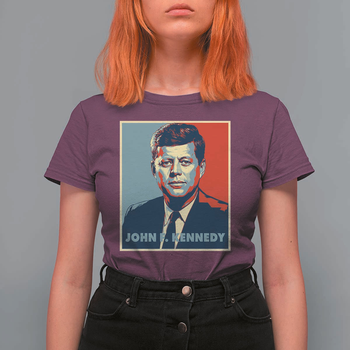 John F Kennedy T Shirt For Women American President History US Presidential Leader