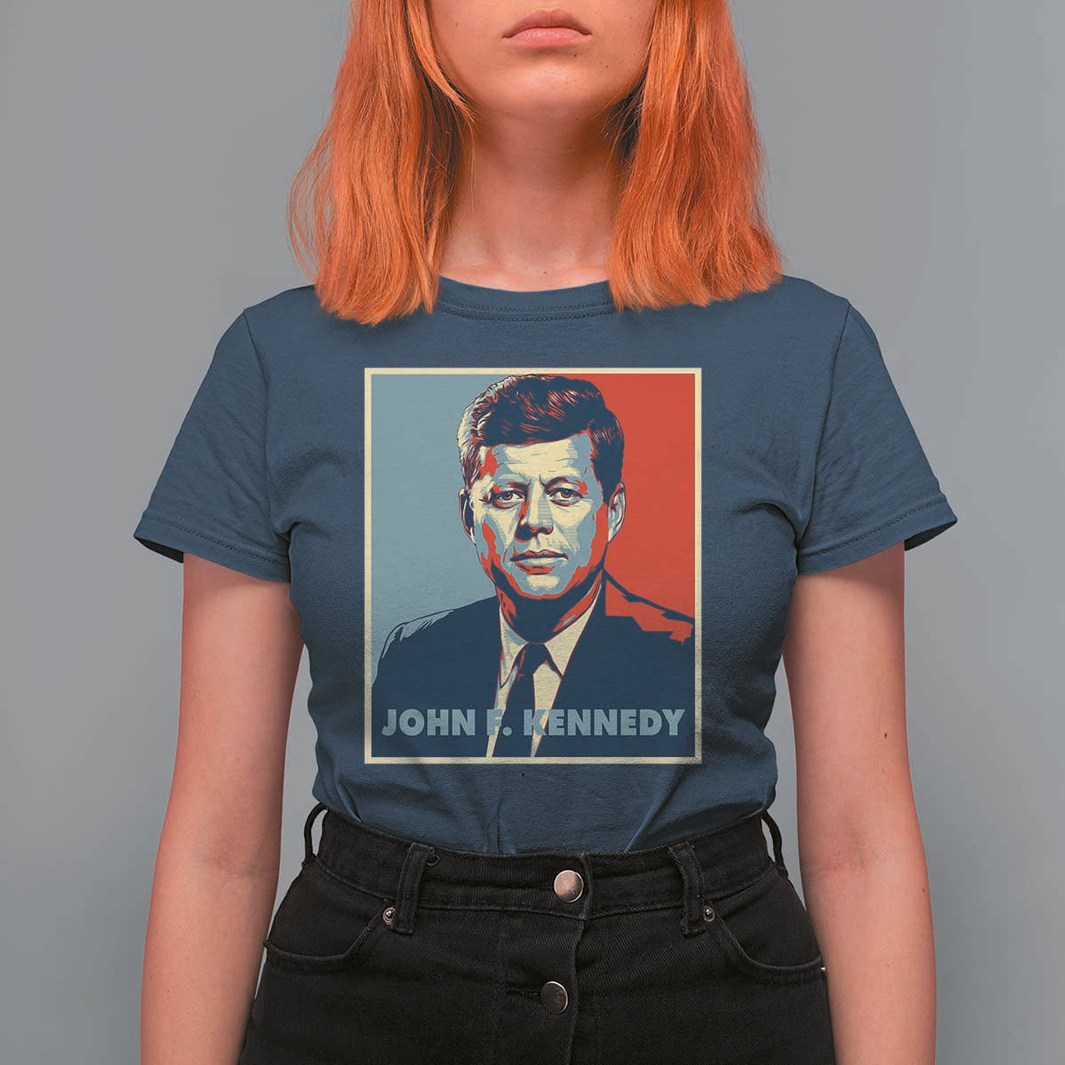 John F Kennedy T Shirt For Women American President History US Presidential Leader