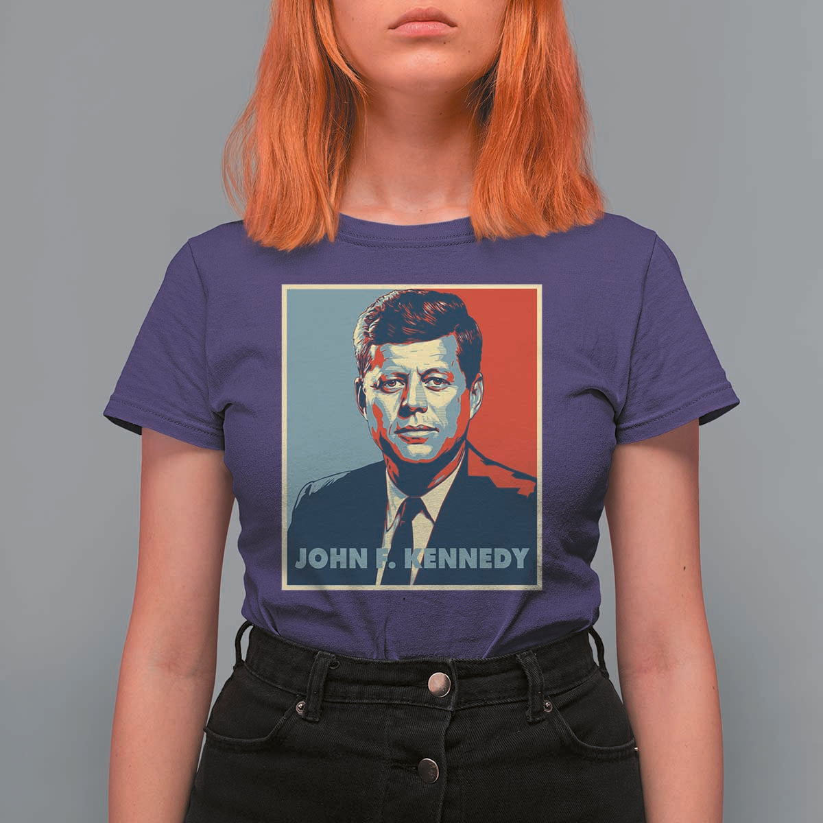 John F Kennedy T Shirt For Women American President History US Presidential Leader