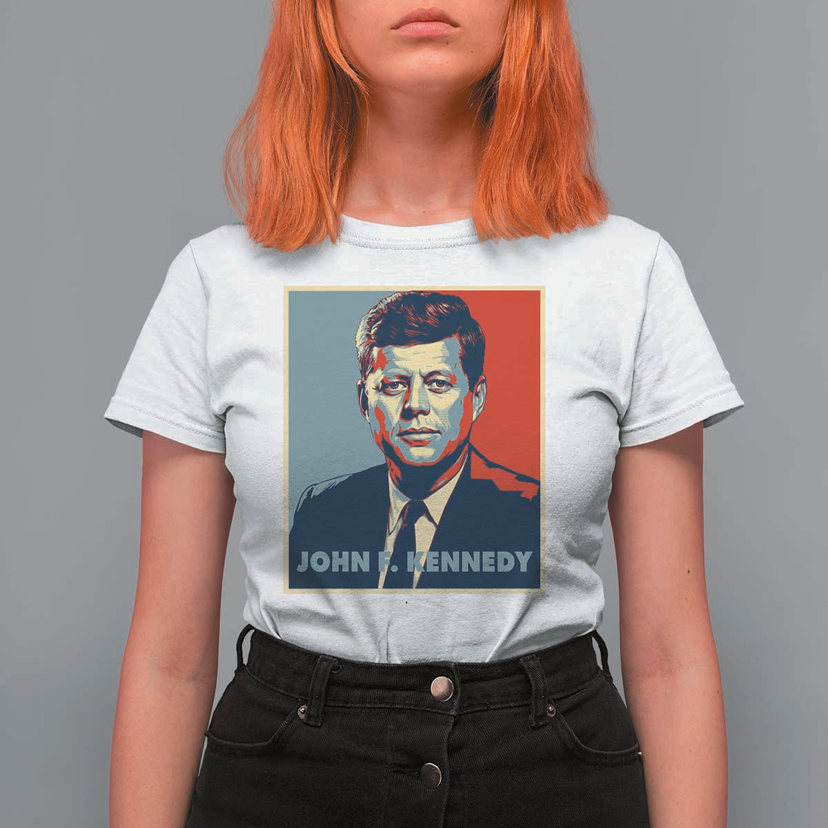 John F Kennedy T Shirt For Women American President History US Presidential Leader