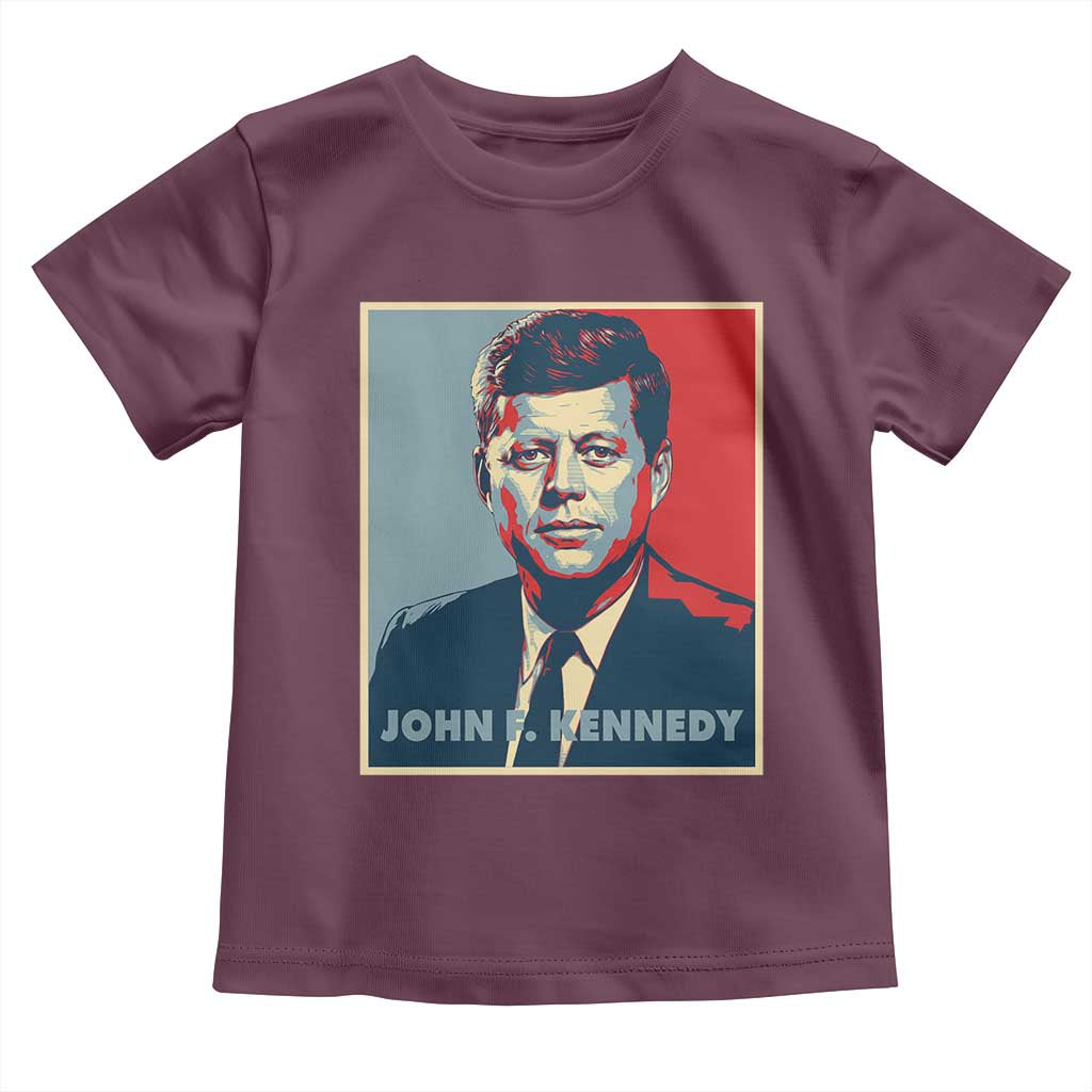John F Kennedy Toddler T Shirt American President History US Presidential Leader