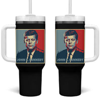 John F Kennedy Tumbler With Handle American President History US Presidential Leader