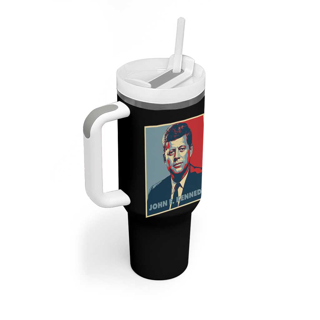 John F Kennedy Tumbler With Handle American President History US Presidential Leader
