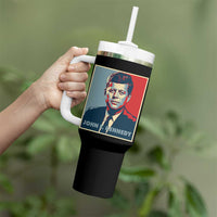 John F Kennedy Tumbler With Handle American President History US Presidential Leader