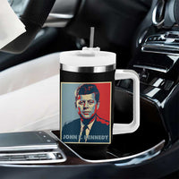 John F Kennedy Tumbler With Handle American President History US Presidential Leader