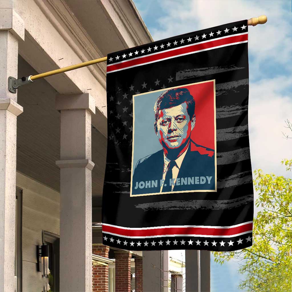 John F Kennedy Garden Flag American President History US Presidential Leader