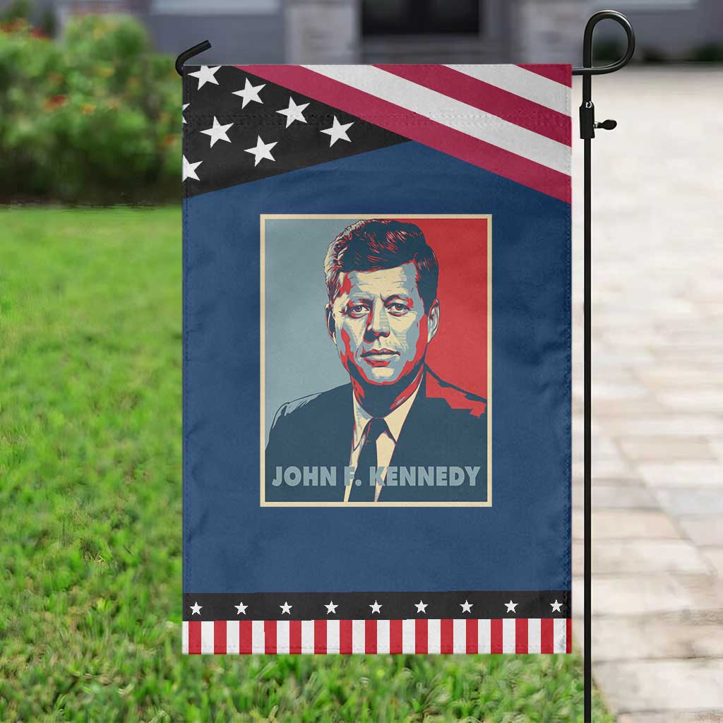 John F Kennedy Garden Flag American President History US Presidential Leader