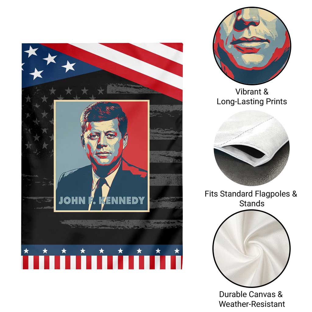 John F Kennedy Garden Flag American President History US Presidential Leader