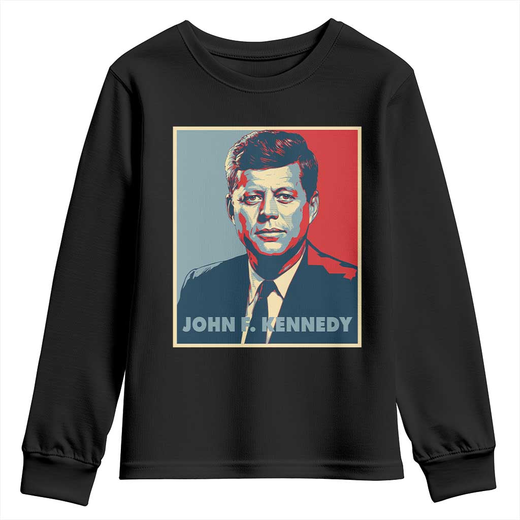 John F Kennedy Youth Sweatshirt American President History US Presidential Leader