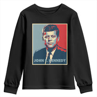 John F Kennedy Youth Sweatshirt American President History US Presidential Leader
