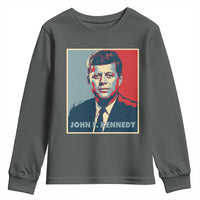 John F Kennedy Youth Sweatshirt American President History US Presidential Leader