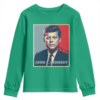 John F Kennedy Youth Sweatshirt American President History US Presidential Leader