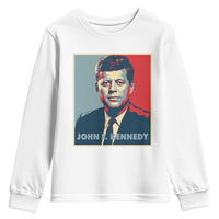 John F Kennedy Youth Sweatshirt American President History US Presidential Leader