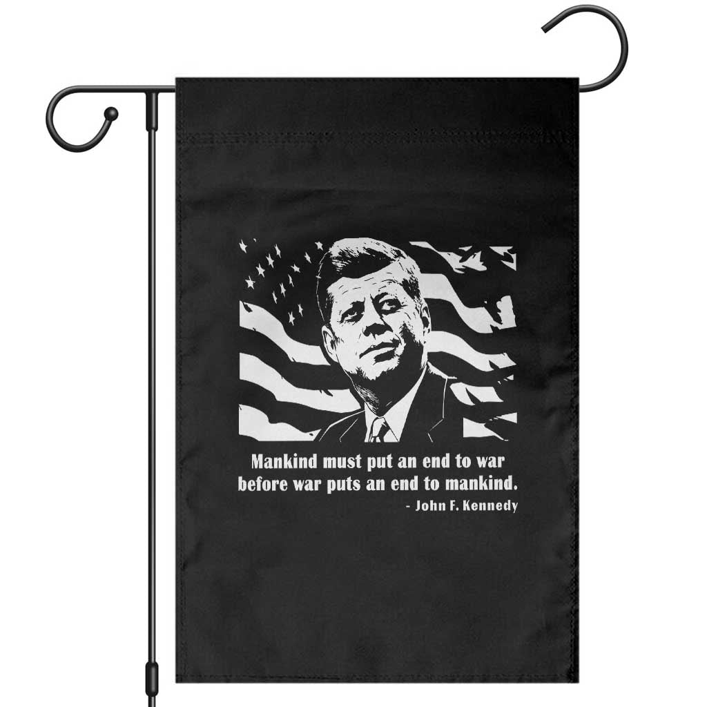 John F Kennedy Quote Garden Flag American Flag US President